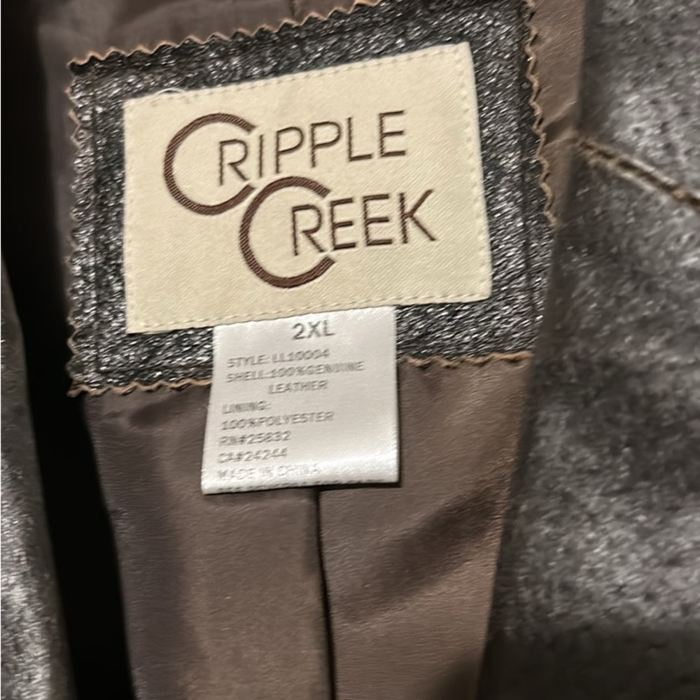 Cripple creek leather jacket - Picture 3 of 3